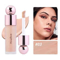 Smooth Liquid Foundation Cream Moisturizing Waterproof Concealer Modify Skin Tone Cover Acne Spots Full Coverage Face Make Up